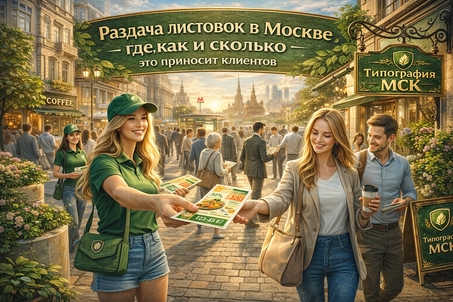 Рекламные листовки в Москве